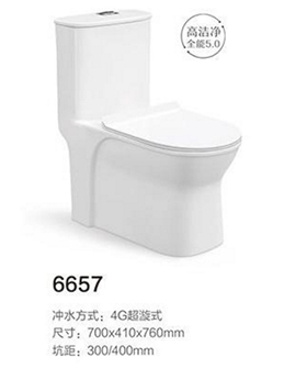 6657